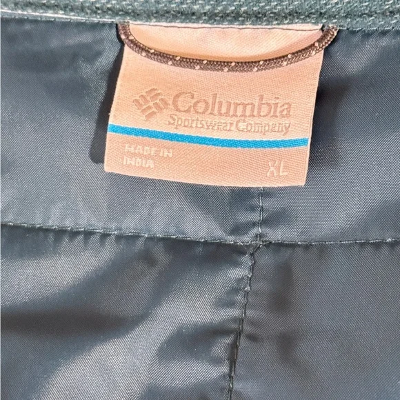 Columbia Men's Teal Quilted Snap Jacket - Picture 4 of 6